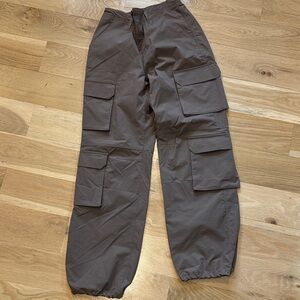 Love Tree Women's Brown Cargo Joggers